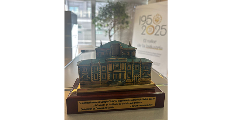 El ICOIIG, distinguido por la Delegación de Defensa en Galicia en su acto anual ‘Día de la Delegación’