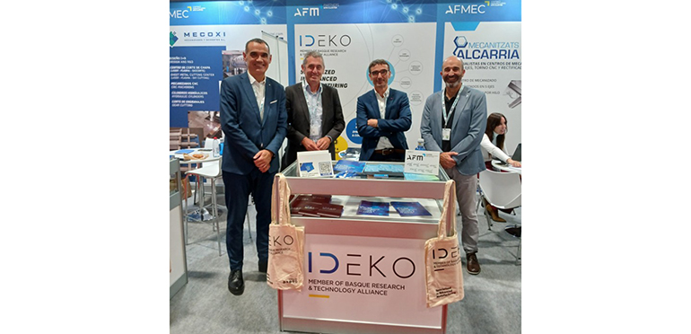 IDEKO expone en MetalMadrid una muestra de sus capacidades en digitalización industrial y rectificado de precisión