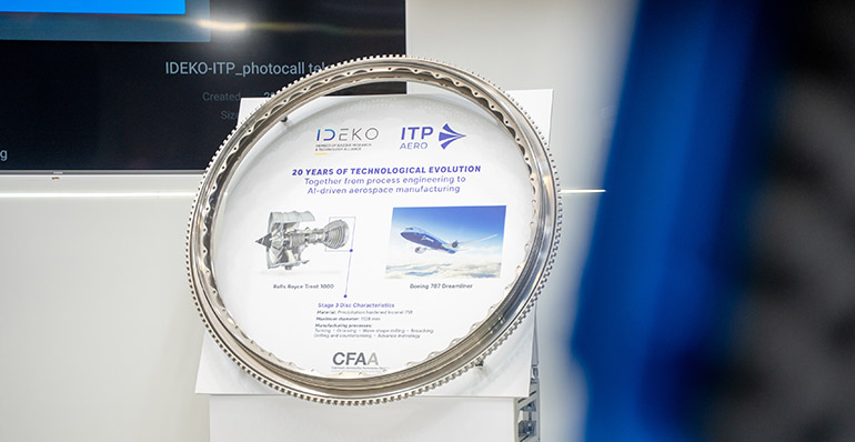 IDEKO refrenda su acuerdo con ITP Aero en la BIEMH para impulsar la innovación en el sector aeroespacial