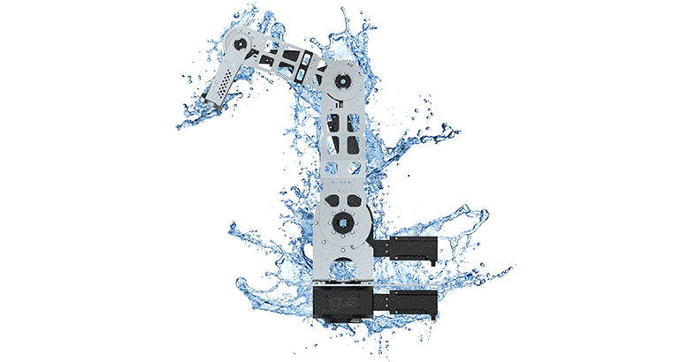 Robot que desafía los entornos húmedos