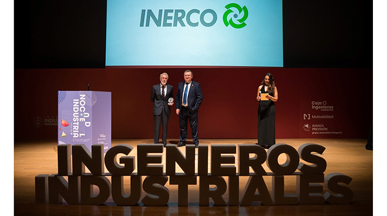 El presidente de Inerco, Premio Nacional de Ingeniería Industrial