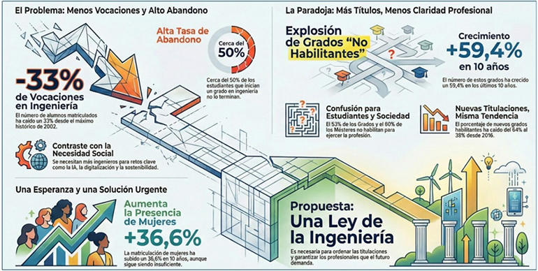 Ingite presenta un informe en relación al futuro de la ingeniería industrial en España