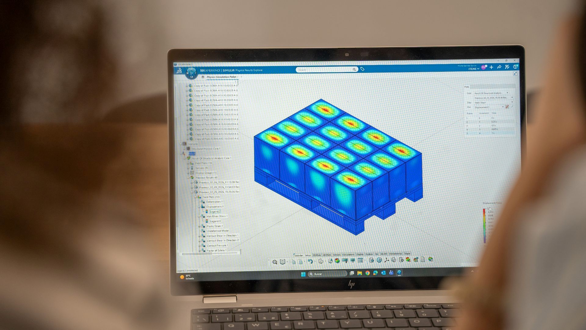 ITENE valida una tecnología de simulación virtual con IA para la logística de palets
