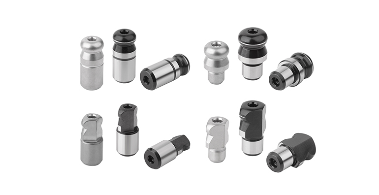 Pernos de alojamiento con extremo esférico y rosca 