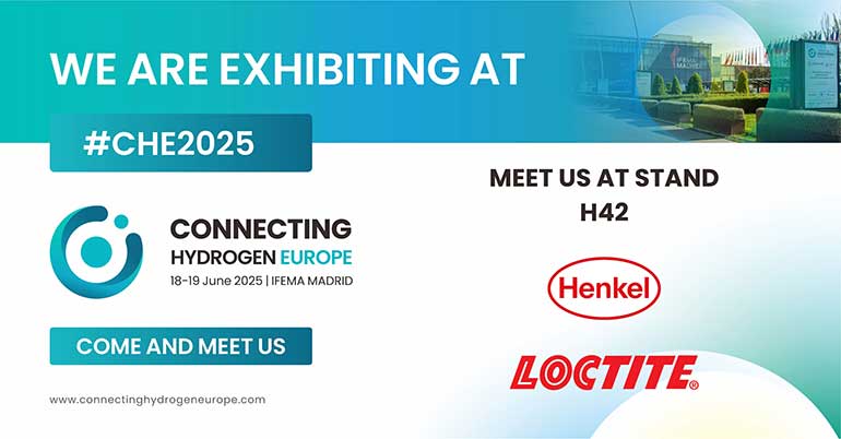 LOCTITE presentará sus soluciones en la Connecting Hydrogen Europe 2025