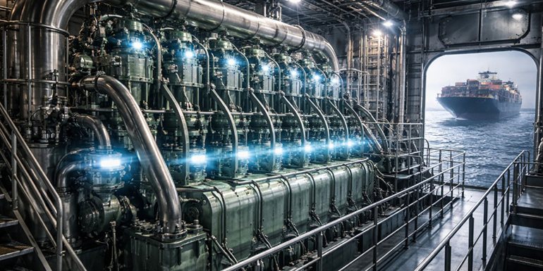 Un consorcio europeo pretende desarrollar un motor naval impulsado por amoníaco sin combustible auxiliar 