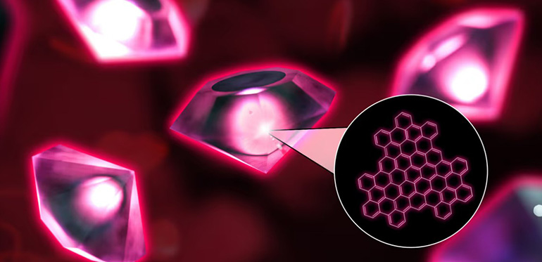 Un estudio de Nature presenta una nueva vía para obtener nanopartículas de diamante a medida