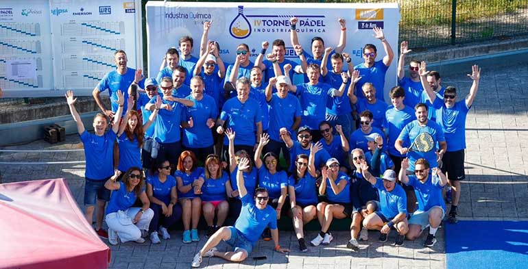 El IV Torneo de Pádel de la Industria Química cosecha un éxito total