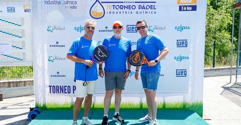 El IV Torneo de Pádel de la Industria Química cosecha un éxito total