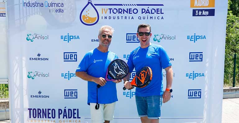 El IV Torneo de Pádel de la Industria Química cosecha un éxito total