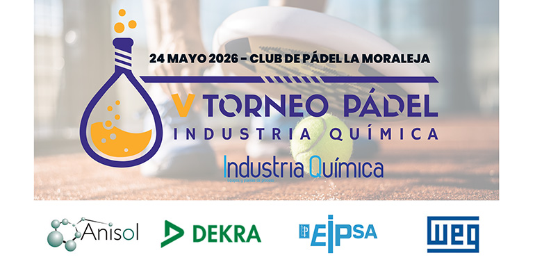 El Torneo de Pádel de la Industria Química 2026 reunirá al sector el 24 de mayo en Madrid