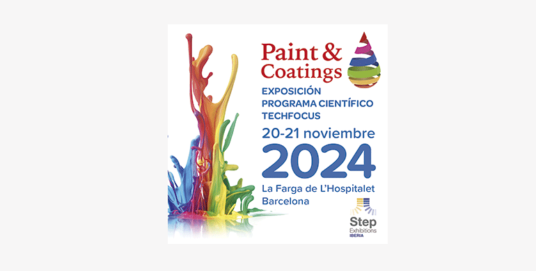 Abierto el registro para la inscripción en Paint & Coatings 2024