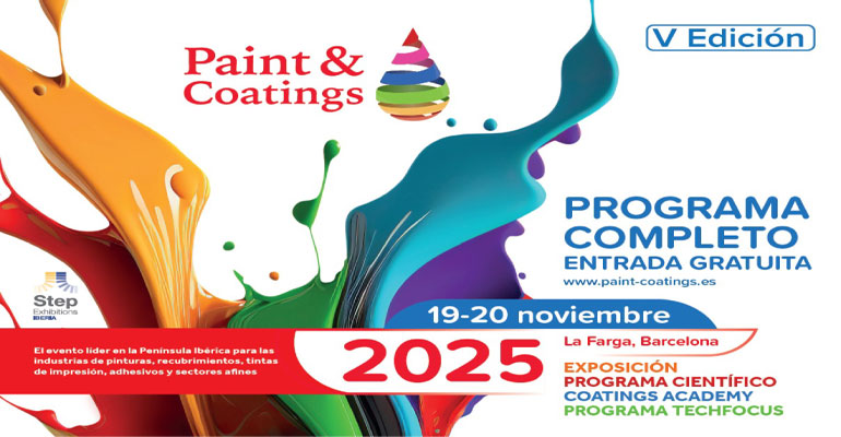 Paint & Coatings 2025 empieza su cuenta atrás presentando su programa completo