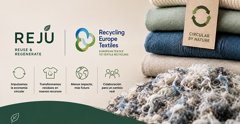 Reju se une a Recycling Europe Textiles para seguir impulsando la circularidad textil