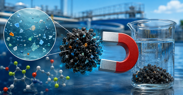 Investigadores universitarios del RMIT crean un material capaz de capturar microplásticos y PFAS