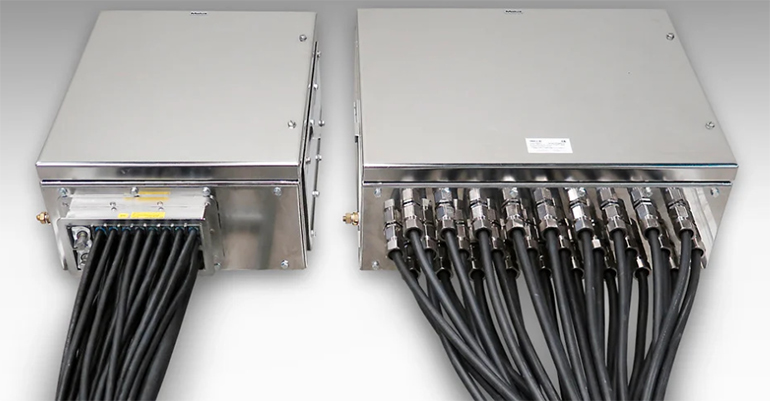 Roxtec ofrece dispositivos de paso de cables Ex como alternativa a los prensaestopas tradicionales
