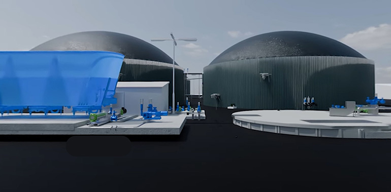 Realidad Virtual y Automatización para mostrar cómo la digitalización ha transformado las plantas de biometano