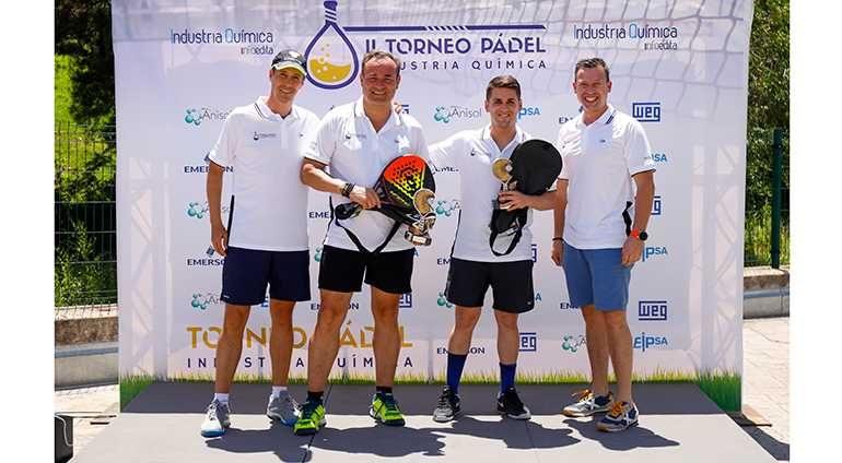 José Sutil y Gonzalo Hernández, campeones absolutos de la segunda edición del torneo de pádel de la industria química