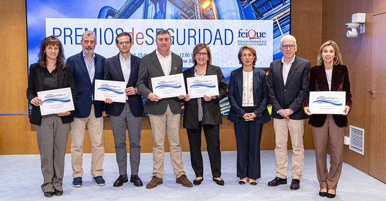 Las fábricas de Ercros en Aranjuez, Sabiñánigo, Tarragona, Tortosa y  Vila-seca I, premiadas por su seguridad laboral