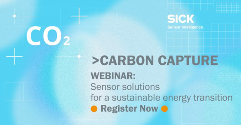 Sick organiza un webinar sobre soluciones de sensores para la captura de carbono en la transición energética sostenible