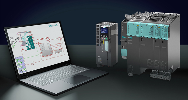 Software para simulación de accionamientos de Siemens
