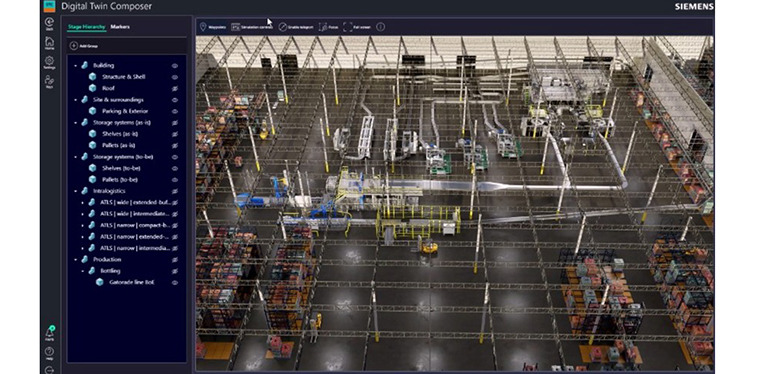Siemens da vida al industrialmetaverso con Digital Twin Composer 