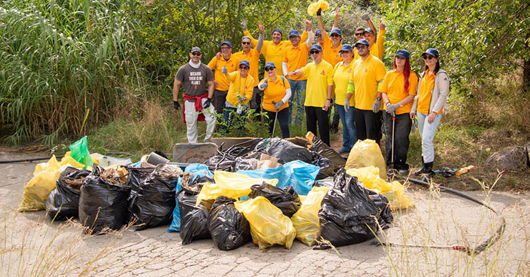Sika y la Fundación Ecoalf retiran más de media tonelada de residuos fluviales
