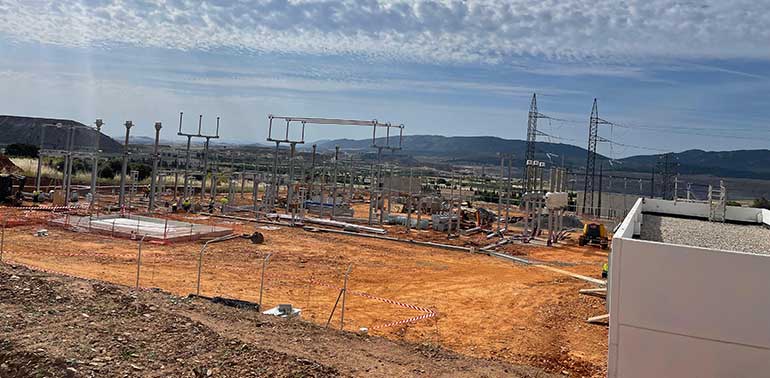 Omexom Spain refuerza su presencia en Castilla-La Mancha con la construcción de la subestación La Solana