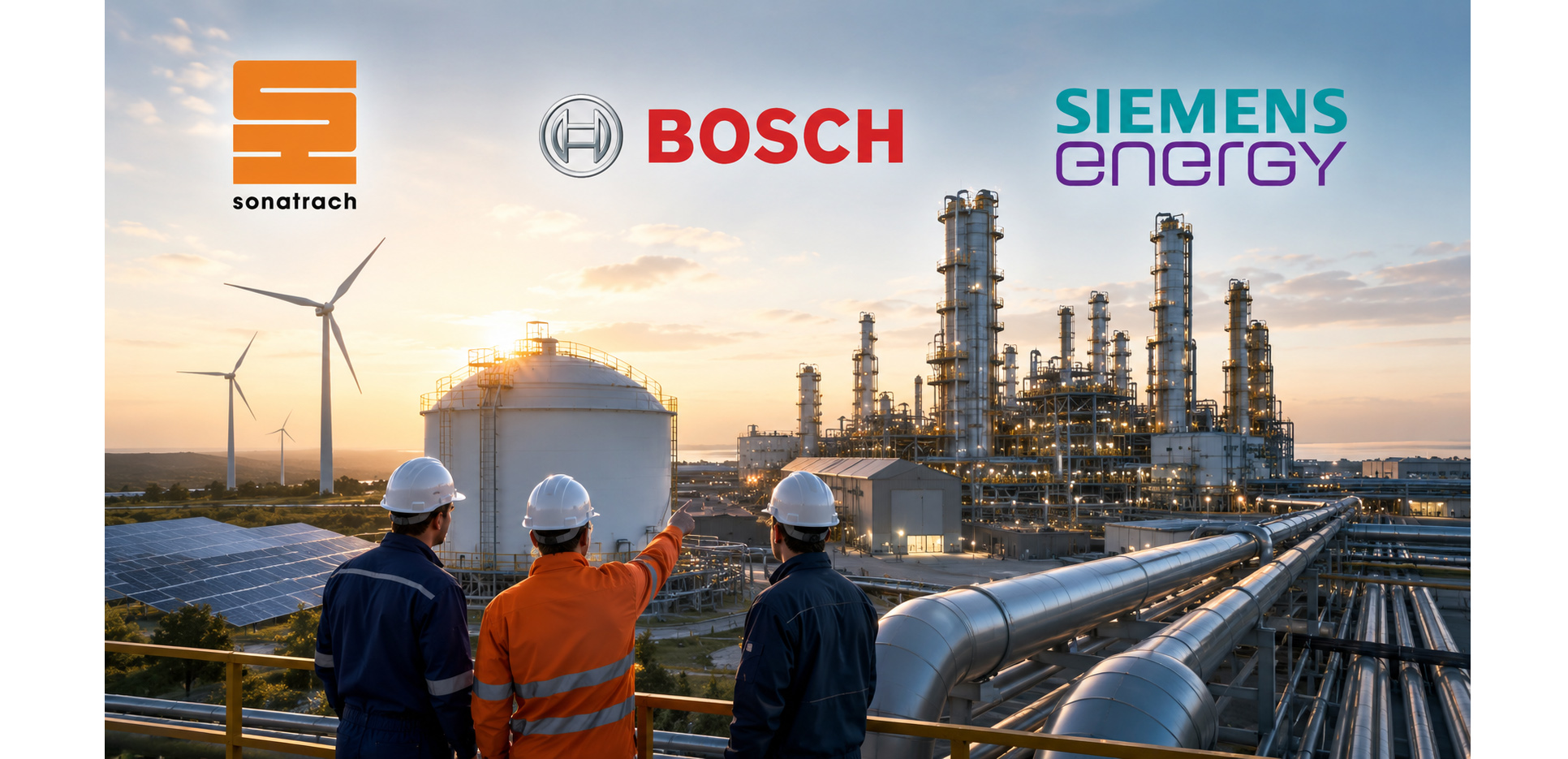Sonatrach refuerza su cooperación con Bosch y Siemens Energy para impulsar la transición energética