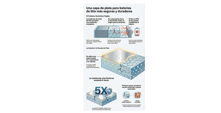 Investigadores de la Universidad de Stanford desarrollan un revocamiento ultrafino de plata para electrolitos sólidos