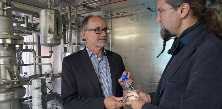 El CO2 biogénico de las plantas de biogás se transforma en combustible renovable