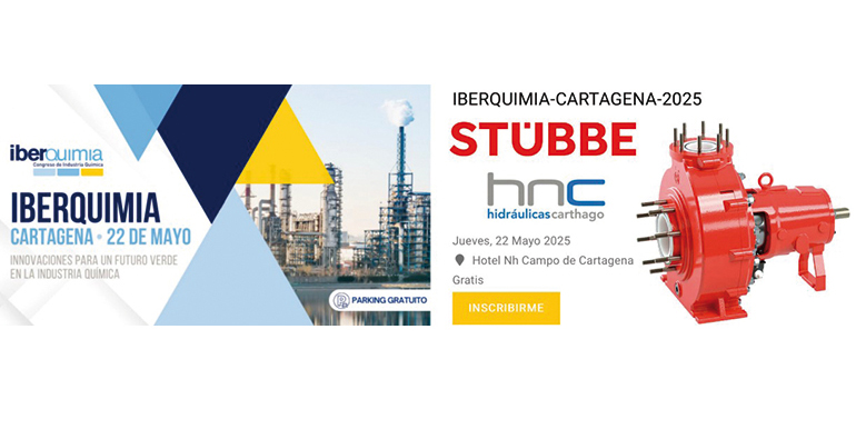 Stübbe se apunta a Iberquimia Cartagena para mostrar sus novedades gracias al uso de las bombas de arrastre magnético