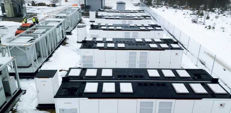 Sungrow despliega un proyecto de almacenamiento de 60 MWh cerca del Círculo Polar Ártico