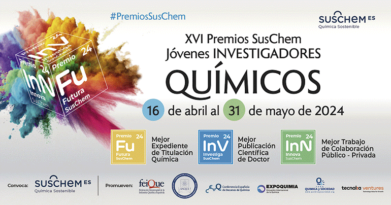 Cita con el talento químico en una nueva edición de los Premios SusChem