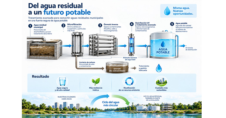 Silicon Valley avanza en la reutilización potable de aguas residuales
