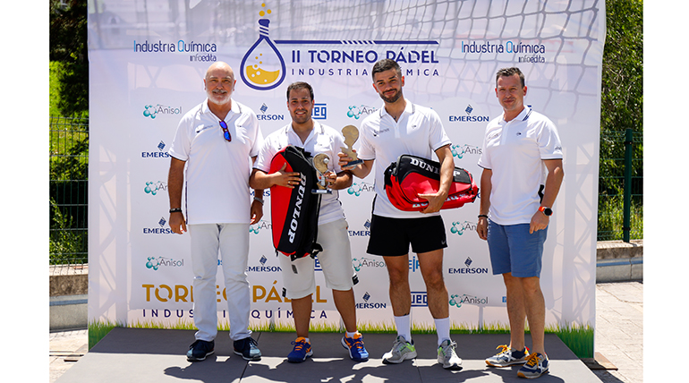 José Sutil y Gonzalo Hernández, campeones absolutos de la segunda edición del torneo de pádel de la industria química