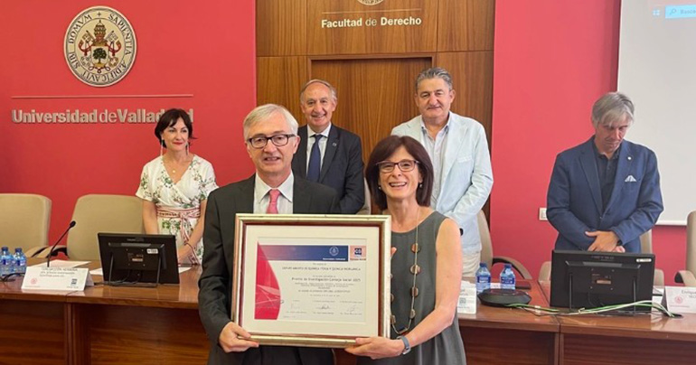 El departamento de Química de la UVa, premiado por su excelencia en la investigación y transferencia de conocimientos