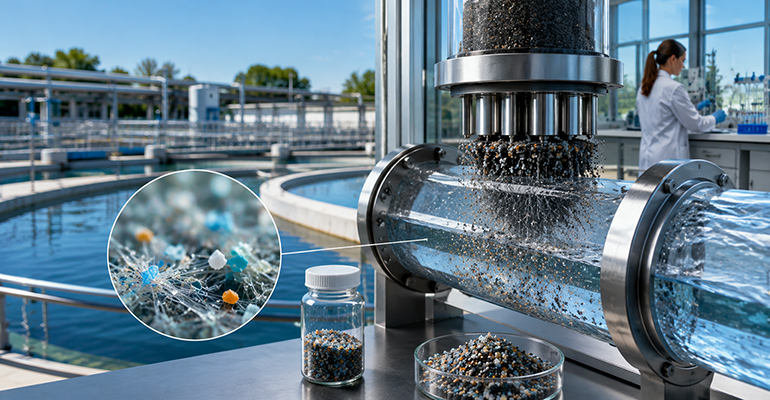 Un proyecto emprendedor desarrolla una tecnología capaz de eliminar hasta el 95% de los microplásticos del agua residual