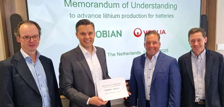 Nobian se asocia con Veolia para impulsar la producción de litio para baterías