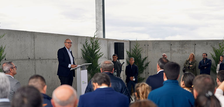 Villacastín inaugura la primera planta de valorización agroambiental de la provincia de Segovia