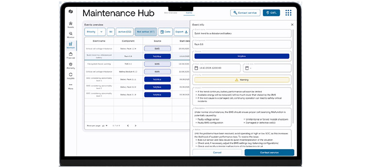 volytica diagnostics y Cellect Energy lanzan una integración nativa para eliminar silos de datos en la operación de BESS