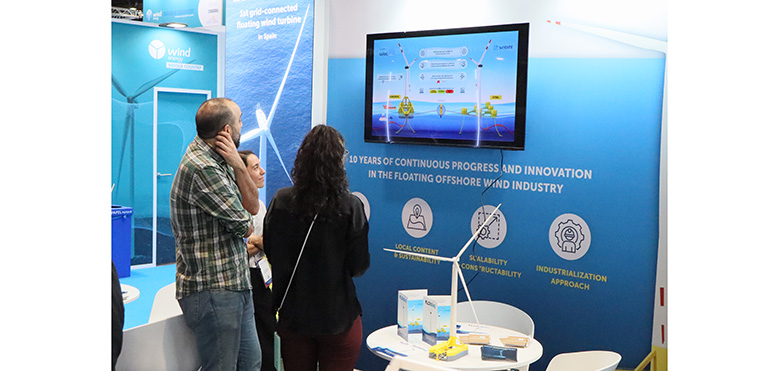 WindEurope Madrid sirve de escaparate para presentar los avances del proyecto eólico flotante FLOWIND