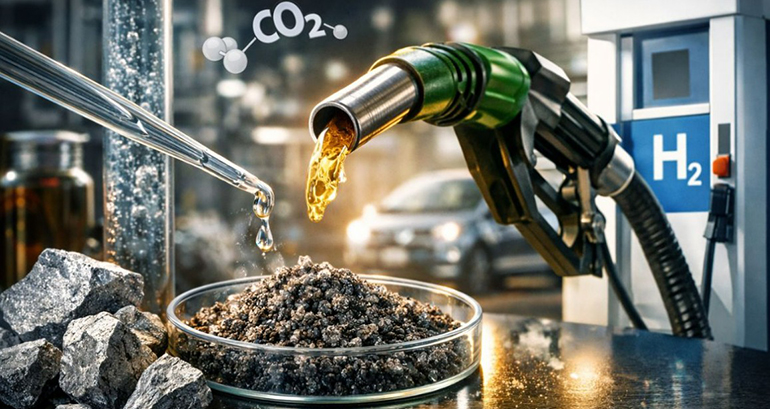 Un nuevo catalizador de manganeso transforma el CO2 en combustible limpio